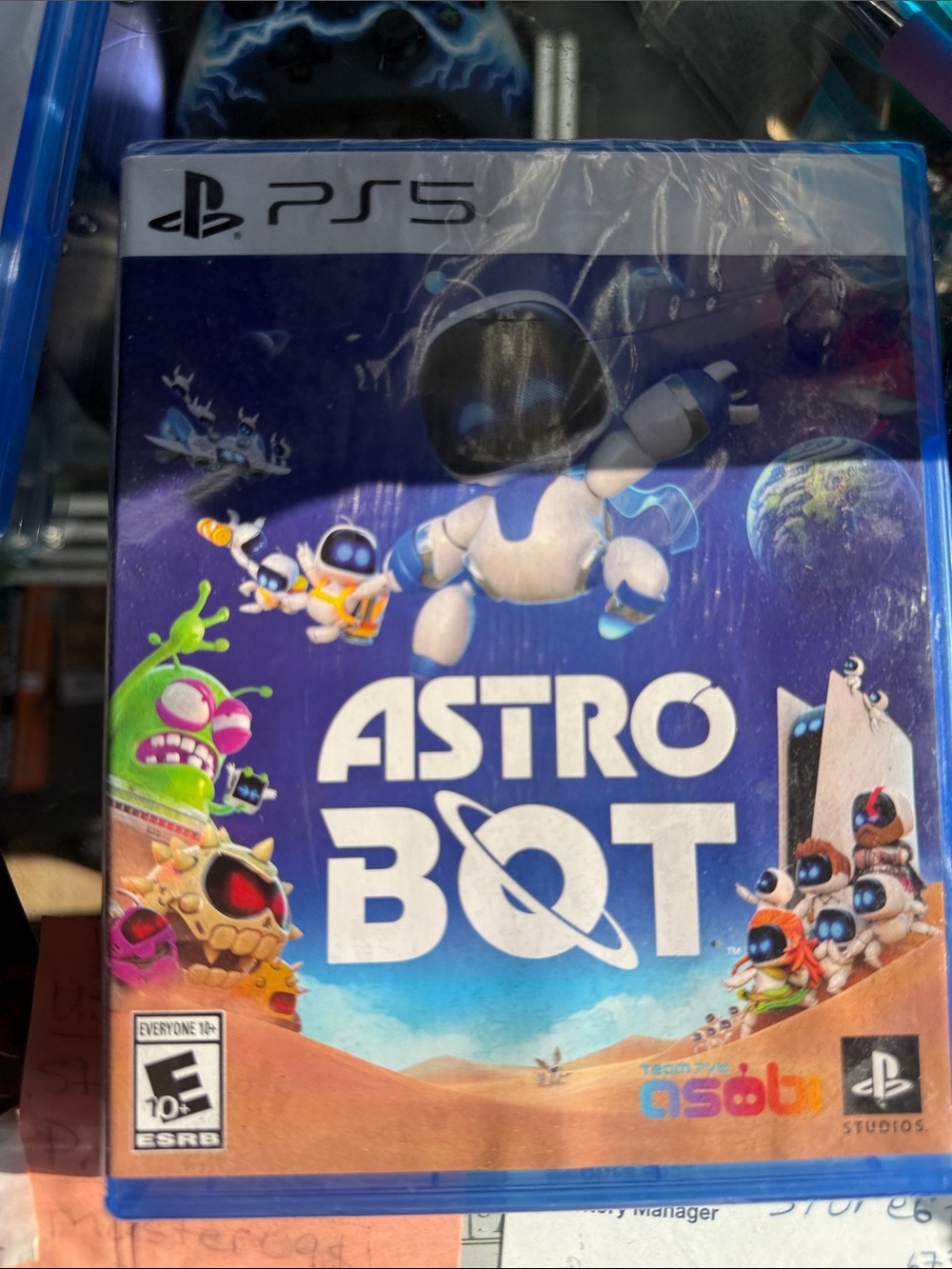 Sony Astro Bot PS5 Game - Blue Cover Art